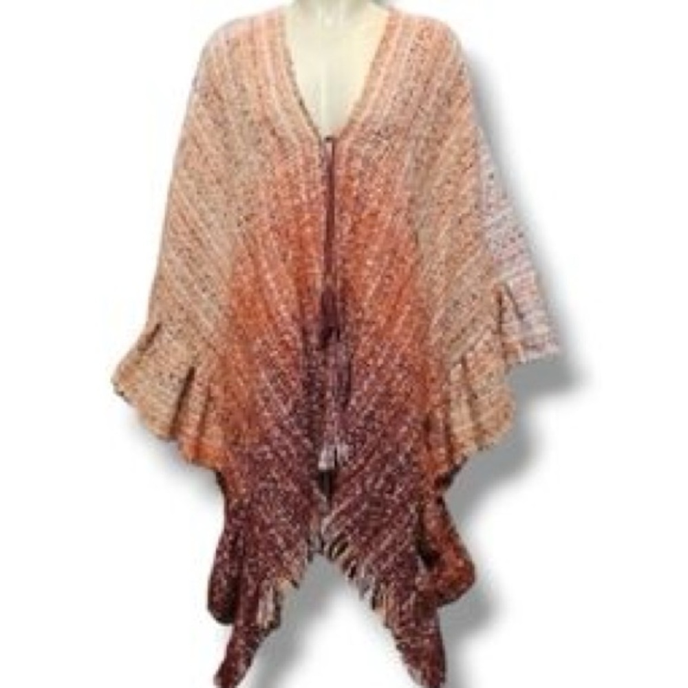 New with Tags Marc New York Multicolor Poncho Women’s OS